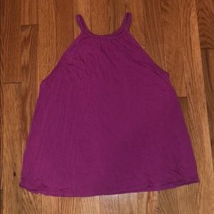 Magenta halter top tank/blouse